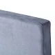 Κρεβάτι Μονό  TULIP Σκούρο Γκρι Βελούδο 206.5x100.5x110cm (Στρώμα 90x190cm)