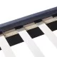 Κρεβάτι Μονό  TULIP Σκούρο Γκρι Βελούδο 206.5x100.5x110cm (Στρώμα 90x190cm)