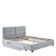 Κρεβάτι Διπλό PRODREAM Γκρι Ύφασμα 206x169x96cm (Στρώμα 160x200cm) Κρεβάτι Διπλό PRODREAM Γκρι Ύφασμα 206x169x96cm (Στρώμα 160x200cm)
