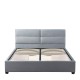 Κρεβάτι Διπλό PRODREAM Γκρι Ύφασμα 206x169x96cm (Στρώμα 160x200cm) Κρεβάτι Διπλό PRODREAM Γκρι Ύφασμα 206x169x96cm (Στρώμα 160x200cm)