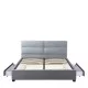 Κρεβάτι Διπλό PRODREAM Γκρι Ύφασμα 206x169x96cm (Στρώμα 160x200cm) Κρεβάτι Διπλό PRODREAM Γκρι Ύφασμα 206x169x96cm (Στρώμα 160x200cm)