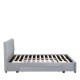 Κρεβάτι Διπλό PRODREAM Γκρι Ύφασμα 206x169x96cm (Στρώμα 160x200cm) Κρεβάτι Διπλό PRODREAM Γκρι Ύφασμα 206x169x96cm (Στρώμα 160x200cm)