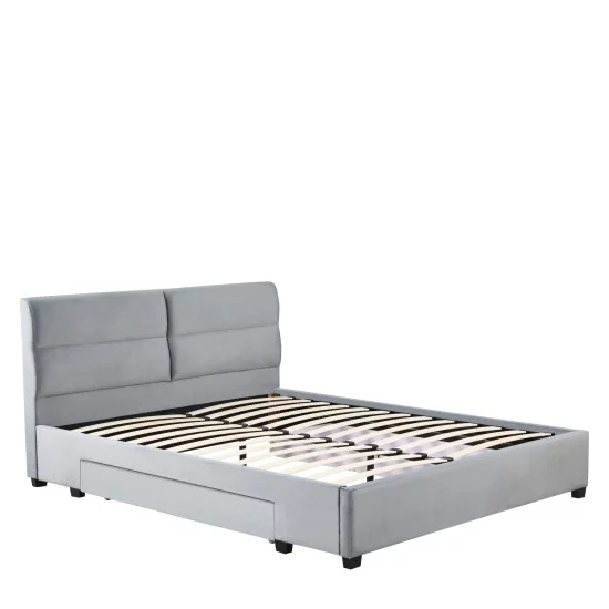 Κρεβάτι Διπλό PRODREAM Γκρι Ύφασμα 206x169x96cm (Στρώμα 160x200cm) Κρεβάτι Διπλό PRODREAM Γκρι Ύφασμα 206x169x96cm (Στρώμα 160x200cm)