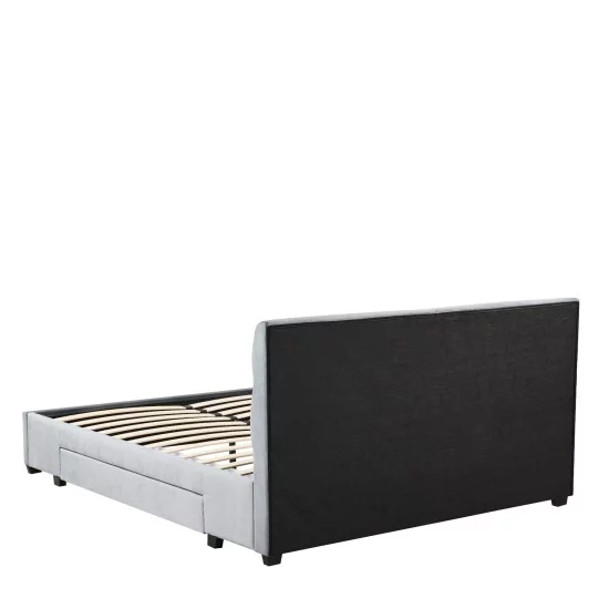 Κρεβάτι Διπλό PRODREAM Γκρι Ύφασμα 206x169x96cm (Στρώμα 160x200cm) Κρεβάτι Διπλό PRODREAM Γκρι Ύφασμα 206x169x96cm (Στρώμα 160x200cm)