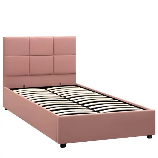 Κρεβάτι Μονό  CLOUDREST Σάπιο Μήλο Ύφασμα 214x127.5x109cm (Στρώμα 120x200cm)