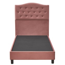 Κρεβάτι Μονό  JUNIPER Σάπιο Μήλο Ύφασμα Για Στρώμα 90x200cm