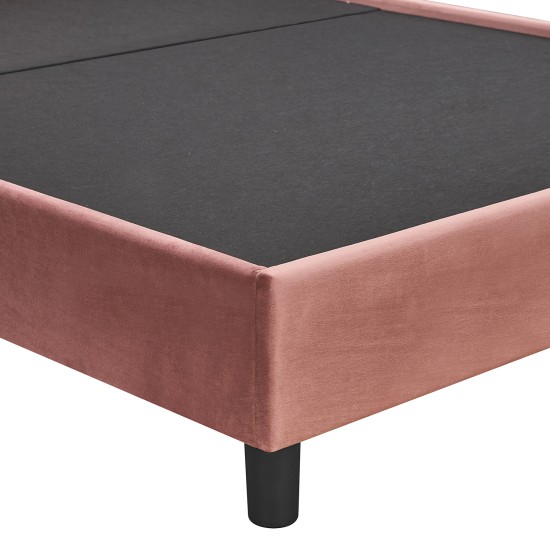 Κρεβάτι Ημίδιπλο  JUNIPER Σάπιο Μήλο Ύφασμα Για Στρώμα 120x200cm