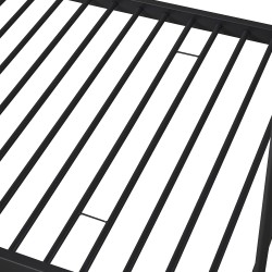 Κουκέτα  KETCHUM Μαύρο/Καρυδί Για Στρώμα 90x190cm