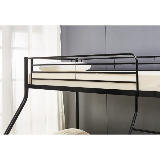 Κουκέτα  OSAGE Μαύρο Για Στρώματα 90x190+140x190