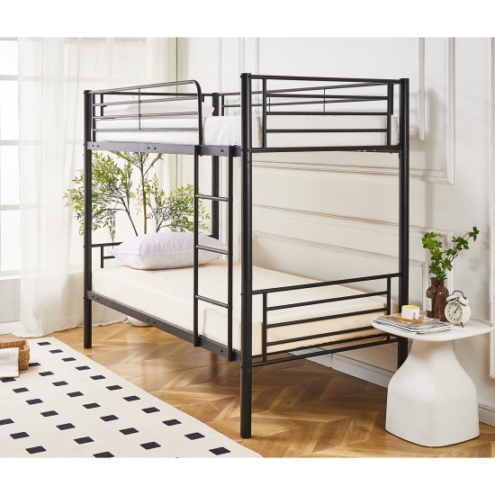 Κουκέτα  ELKHORN Μαύρο Για Στρώμα 90x190cm