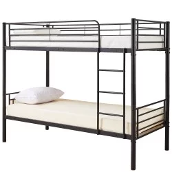 Κουκέτα  ELKHORN Μαύρο Για Στρώμα 90x190cm