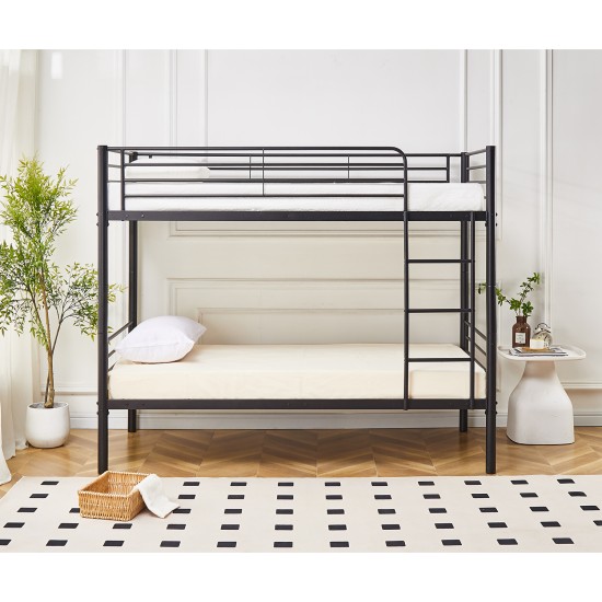 Κουκέτα  ELKHORN Μαύρο Για Στρώμα 90x190cm