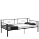 Καναπές Κρεβάτι  CIMARRON Μαύρο Μέταλλο Για Στρώμα 90x190cm