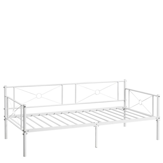 Καναπές Κρεβάτι  CIMARRON Λευκό Μέταλλο Για Στρώμα 90x190cm