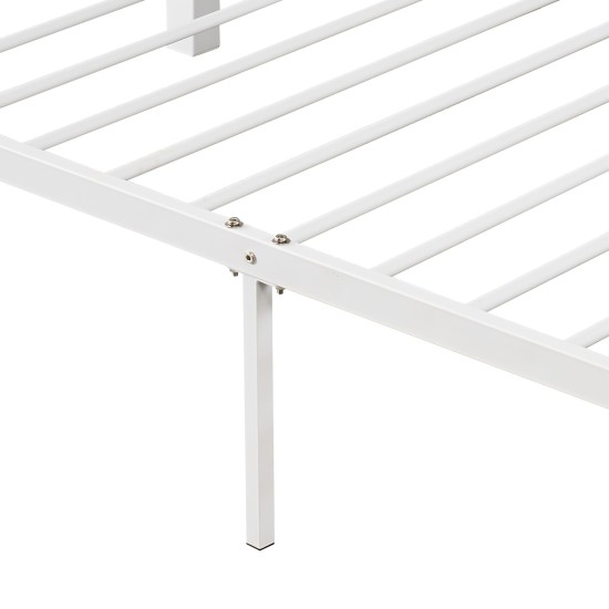 Καναπές Κρεβάτι  PECOS Λευκό Μέταλλο Για Στρώμα 90x190cm