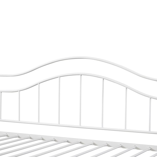 Καναπές Κρεβάτι  PECOS Λευκό Μέταλλο Για Στρώμα 90x190cm