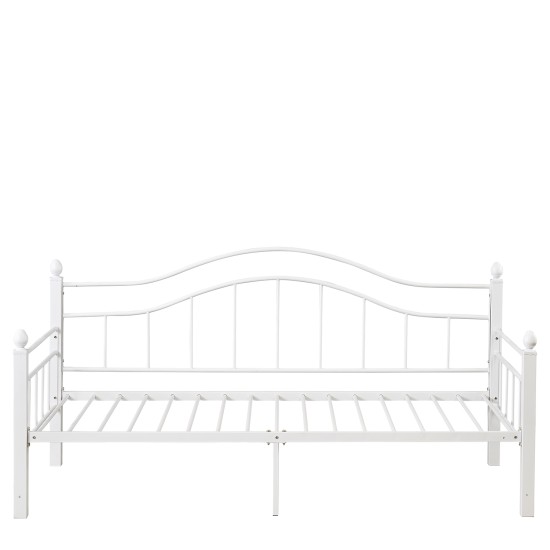 Καναπές Κρεβάτι  PECOS Λευκό Μέταλλο Για Στρώμα 90x190cm