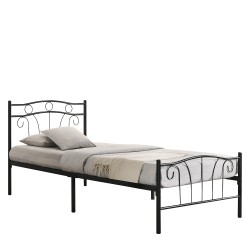 Κρεβάτι Διπλό  ARCADIA Μαύρο Μέταλλο 197x153x97cm (Στρώμα 150x200cm) Κρεβάτι Διπλό  ARCADIA Μαύρο Μέταλλο 197x153x97cm (Στρώμα 150x200cm)