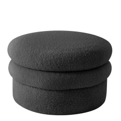 Σκαμπό  SPECIOZA Με Αποθηκευτικό Χώρο Μαύρο Ύφασμα Cashmere 60x60x35cm Σκαμπό  SPECIOZA Με Αποθηκευτικό Χώρο Μαύρο Ύφασμα Cashmere 60x60x35cm