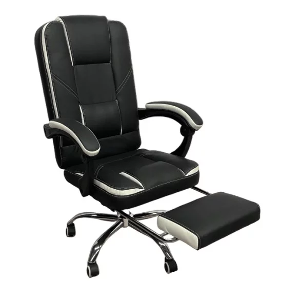Καρέκλα Γραφείου OPTISEAT Μαύρο/Λευκό PVC/Μέταλλο 67x65x105-115cm Καρέκλα Γραφείου OPTISEAT Μαύρο/Λευκό PVC/Μέταλλο 67x65x105-115cm
