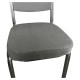 Καρέκλα Catering  AUREVIA Γκρι/Ασημί Ύφασμα/Μέταλλο 57x40x93cm