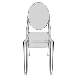 Καρέκλα Catering  HALOIR Διάφανο Πλαστικό 40x35x90cm