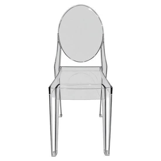 Καρέκλα Catering  HALOIR Διάφανο Πλαστικό 40x35x90cm