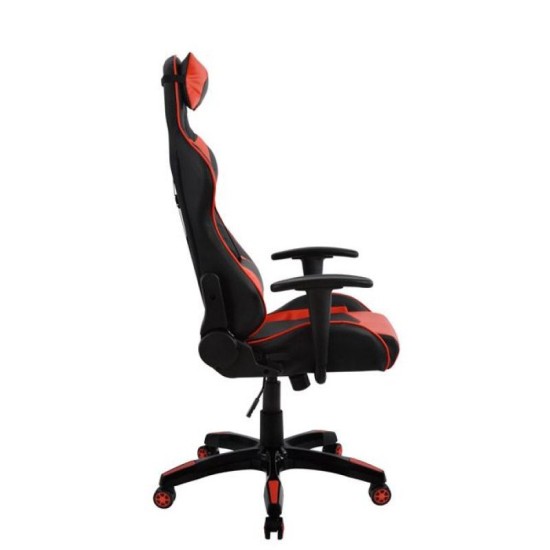Πολυθρόνα Γραφείου Gaming ULTIMET Κόκκινο/Μαύρο PVC 66x67x127-135cm Πολυθρόνα Γραφείου Gaming ULTIMET Κόκκινο/Μαύρο PVC 66x67x127-135cm