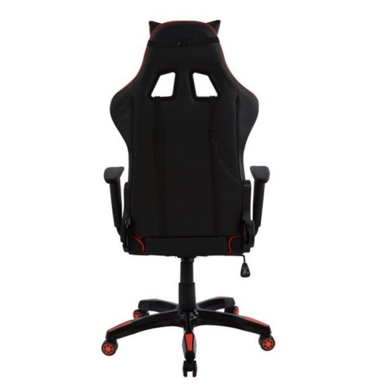 Πολυθρόνα Γραφείου Gaming ULTIMET Κόκκινο/Μαύρο PVC 66x67x127-135cm Πολυθρόνα Γραφείου Gaming ULTIMET Κόκκινο/Μαύρο PVC 66x67x127-135cm