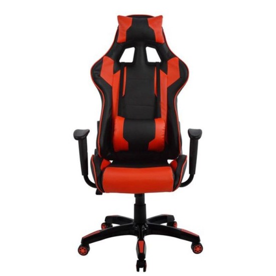 Πολυθρόνα Γραφείου Gaming ULTIMET Κόκκινο/Μαύρο PVC 66x67x127-135cm Πολυθρόνα Γραφείου Gaming ULTIMET Κόκκινο/Μαύρο PVC 66x67x127-135cm