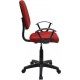 Καρέκλα Γραφείου BASIC Κόκκινο Ύφασμα 55x48x82-94cm Καρέκλα Γραφείου BASIC Κόκκινο Ύφασμα 55x48x82-94cm