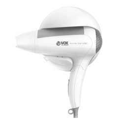 Πιστολάκι Μαλλιών 1600W Με 2 Ταχύτητες 2 Επίπεδα Θερμότητας Λευκό VOX HT 3023 by Πιστολάκι Μαλλιών 1600W Με 2 Ταχύτητες 2 Επίπεδα Θερμότητας Λευκό VOX HT 3023 by