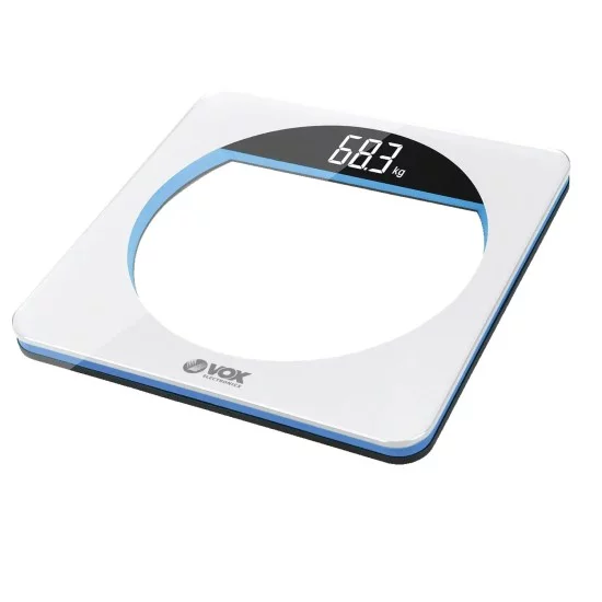 Ζυγαριά Σώματος Ψηφιακή 100g/180kg Λευκό/Διάφανο VOX PW 304 by Ζυγαριά Σώματος Ψηφιακή 100g/180kg Λευκό/Διάφανο VOX PW 304 by