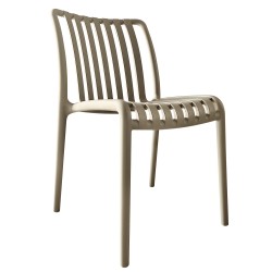 Καρέκλα Κήπου  TAHITI Μπεζ PP 60x47x80cm Καρέκλα Κήπου  TAHITI Μπεζ PP 60x47x80cm