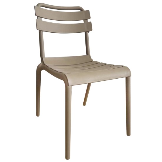 Καρέκλα Κήπου HAWAII Cappuccino PP 59x48.5x82.5cm Καρέκλα Κήπου HAWAII Cappuccino PP 59x48.5x82.5cm