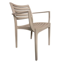 Πολυθρόνα Κήπου  BORA-BORA Μπεζ PP 57x57x83cm Πολυθρόνα Κήπου  BORA-BORA Μπεζ PP 57x57x83cm