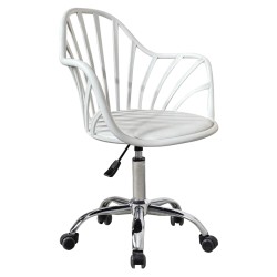 Καρέκλα Γραφείου  SRI-LANKA Λευκό PP/PU 56.5x55.5x83cm