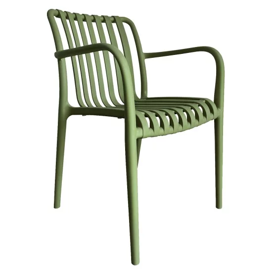 Πολυθρόνα Κήπου  TAHITI Πράσινο PP 58x56x81cm