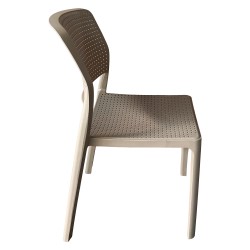 Καρέκλα Κήπου  LUMINA Cappuccino PP 55x46x83cm