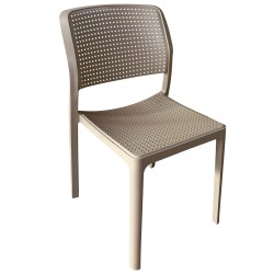 Καρέκλα Κήπου  LUMINA Cappuccino PP 55x46x83cm