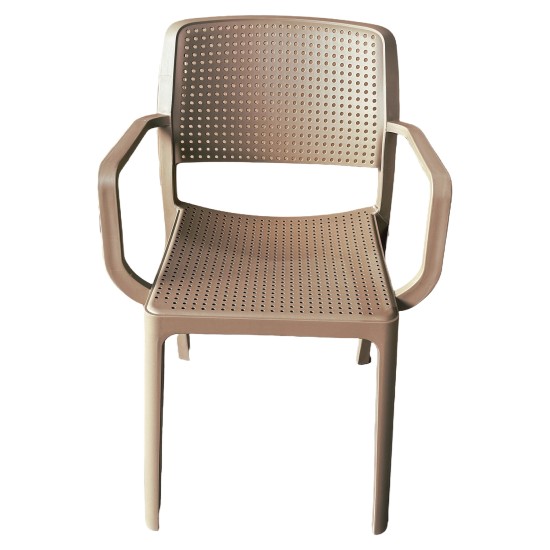 Πολυθρόνα Κήπου  CALORA Cappuccino PP 55x54.5x83cm