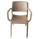 Πολυθρόνα Κήπου  CALORA Cappuccino PP 55x54.5x83cm