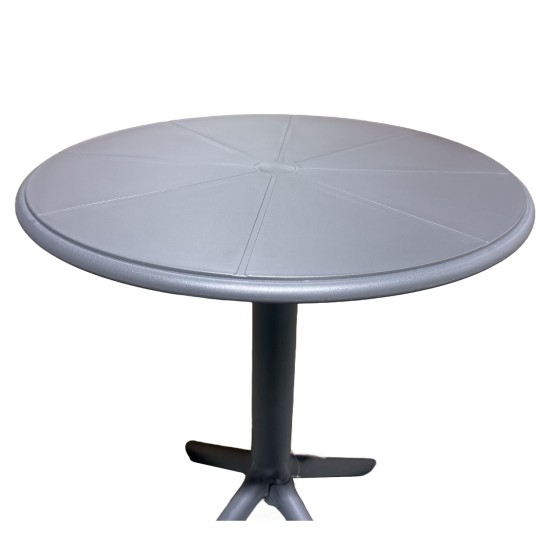Τραπέζι Κήπου  ISENYA Γκρι PP Φ60x75cm