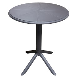 Τραπέζι Κήπου  ISENYA Γκρι PP Φ60x75cm
