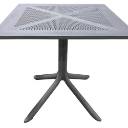 Τραπέζι Κήπου  SIREA Γκρι PP 80x80x75cm