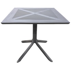 Τραπέζι Κήπου  SIREA Γκρι PP 80x80x75cm
