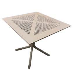 Τραπέζι Κήπου  SIREA Cappuccino PP 80x80x75cm