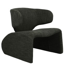 Πολυθρόνα  HIMALIA Πράσινο Ύφασμα/Μέταλλο/Ξύλο 73x78x75cm