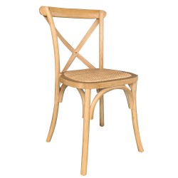 Καρέκλα Επαγγελματική  Στοιβαζόμενη JANUS Φυσικό Ξύλο/Rattan 45x42x87cm Καρέκλα Επαγγελματική  Στοιβαζόμενη JANUS Φυσικό Ξύλο/Rattan 45x42x87cm