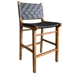 Καρέκλα Επαγγελματική  OGYGIA Καρυδί/Μαύρο Ξύλο/Δέρμα 45x38x97cm Καρέκλα Επαγγελματική  OGYGIA Καρυδί/Μαύρο Ξύλο/Δέρμα 45x38x97cm